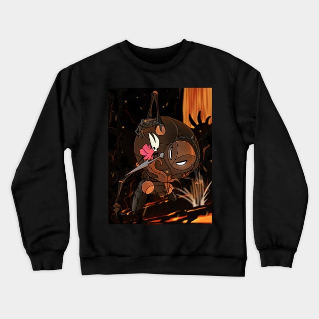 Hollow Knight: Silksong lava Rock Crewneck Sweatshirt by TeeDraw